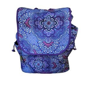 NEW! VERA BRADLEY Lighten up Drawstring Backpack ~ Lilac Tapestry